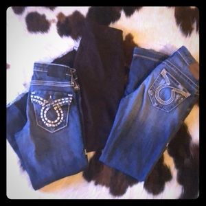 3 Pairs of Big Star Jeans Variety Pack Size 27